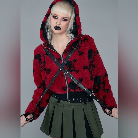 Dolls Kill Jackets & Blazers - Plain Disguise Bomber Jacket